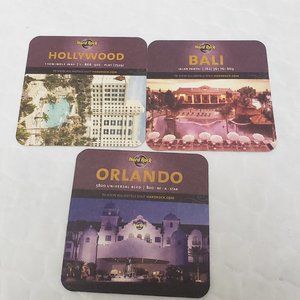 Hard Rock Hotel Beer Coasters